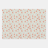 Grüne Valentine Aloe Succulents Stripes Hearts Geschenkpapier Set (Vorderseite 3)