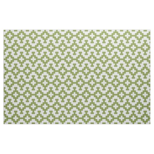 Grüne variable Quadrate auf hellgrau-weiß Stoff (Fat Quarter (45,7 x 55,9 cm))