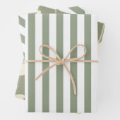 Grüne Variante mit heller Sage Geschenkpapier Set (Beispiel)