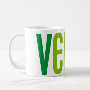 Grüne vegane Kaffeetasse