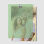 Grüne Vellapapiere für Knochen Pergament Einladungen (Versatz (Ehepaar))