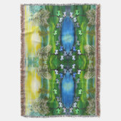 Grüne Venus-Schotten am Teich Decke (Vorderseite Vertikal)