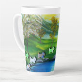 Grüne Venus-Schotten am Teich Milchtasse (Linke Ecke)