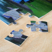 Grüne Venus-Schotten am Teich Puzzle (Seite)