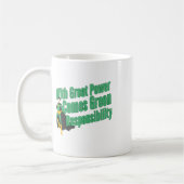 Grüne Verantwortung Kaffeetasse (Links)