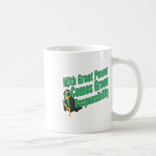 Grüne Verantwortung Kaffeetasse (Rechts)