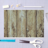 Grüne, verblasste Holzplanen Seidenpapier (Handwerk)