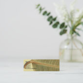 Grüne Verlassen Visitenkarte (Stehend Vorderseite)