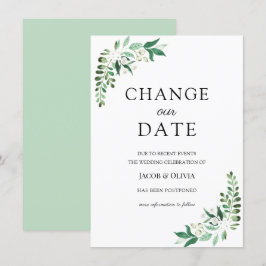 Grüne vertagte Hochzeitsankündigung Einladung