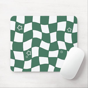 Grüne verzerrte Design-Mauspad Mousepad