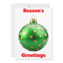 Grüne Verzierungskarte der Jahreszeit