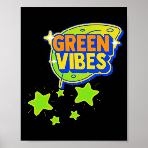 Grüne Vibes Weltumwelttag Rette Die Erde T Poster