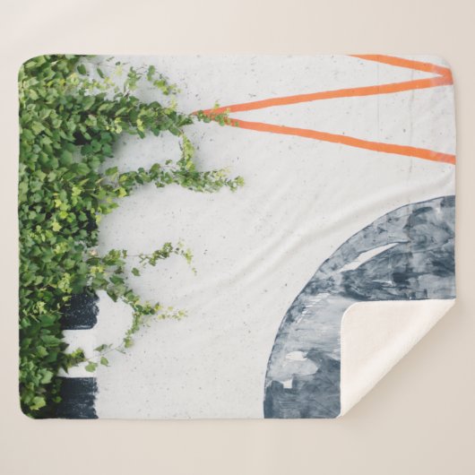 GRÜNE VINES ON WALL SHERPADECKE (Vorderseite (Horizontal))