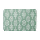 GRÜNE VINTAG EUCALYPTUS BATH MAT BADEMATTE (Vorderseite)