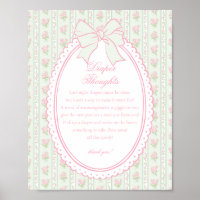 Grüne Vintage Fancy Floral Windel Gedanken Baby