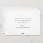 Grüne Vintage Krippe Christliche Weihnachten (Rückseite)