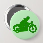 GRÜNE VINTAGE MOTORRADSTENCIL BUTTON (Vorne & Hinten)