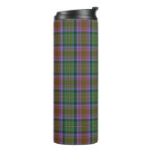 Grüne Violette Erde Tartan Kariert Thermosbecher (Nach links gedreht)