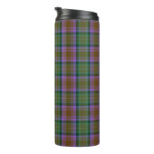 Grüne Violette Erde Tartan Kariert Thermosbecher (Nach rechts gedreht)