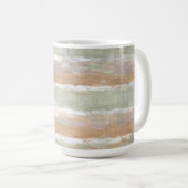 Grüne violette Oberfläche Orangefarbenes Wasser St Kaffeetasse (VorderseiteRechts)