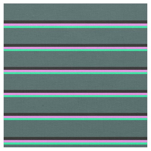 Grüne, violette, schwarze und dunkelgraue Linien Stoff (Nahaufnahme)