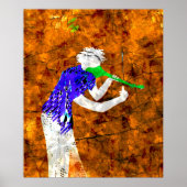 Grüne Violine Poster (Vorne)