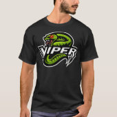 Grüne Viper Schlange 2 T-Shirt (Vorderseite)
