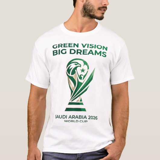 Grüne Vision große Träume T-Shirt (Vorderseite)