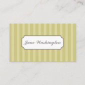 Grüne Visitenkarte (Vorderseite)