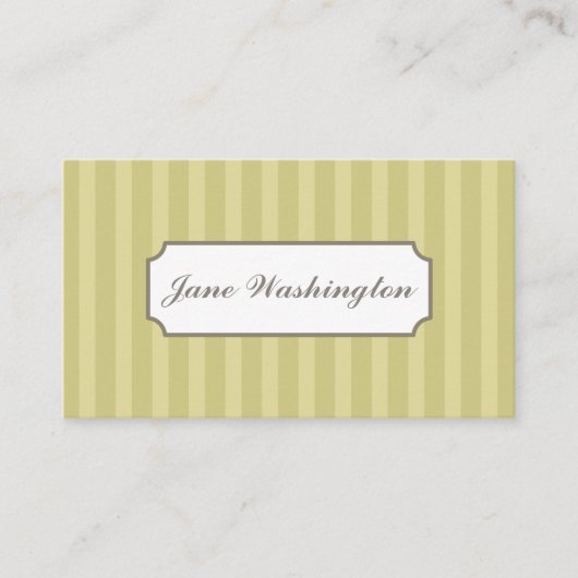 Grüne Visitenkarte (Vorderseite)