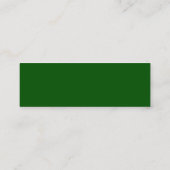 Grüne Visitenkarte (Rückseite)