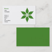Grüne Visitenkarte 2 (Vorne/Hinten)