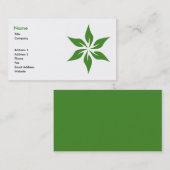Grüne Visitenkarte 3 (Vorne/Hinten)