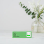 Grüne Visitenkarte des Golfs (Stehend Vorderseite)