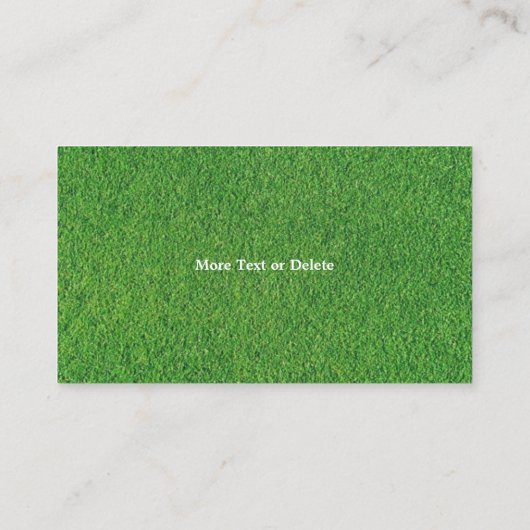 Grüne Visitenkarten Visitenkarte (Rückseite)