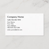 Grüne Visitenkarten Visitenkarte (Rückseite)