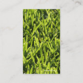 Grüne Visitenkarten Visitenkarte (Rückseite)