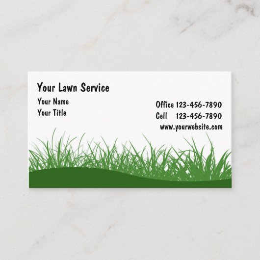 Grüne Visitenkarten Visitenkarte (Vorderseite)