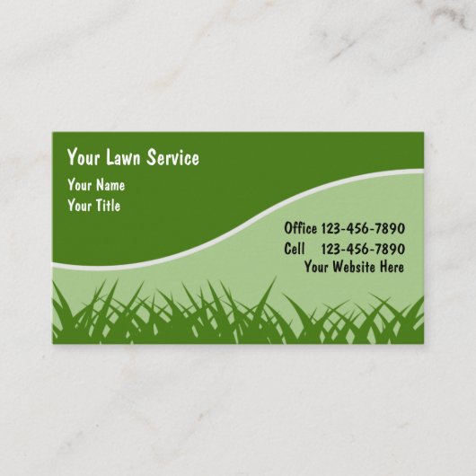 Grüne Visitenkarten Visitenkarte (Vorderseite)