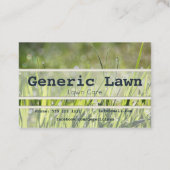 Grüne Visitenkarten Visitenkarte (Rückseite)