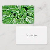 Grüne Visitenkarten Visitenkarte (Vorne/Hinten)