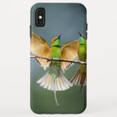 Grüne Vögel Frolisch auf dem Baumfoto Case-Mate iPhone Hülle (Rückseite)