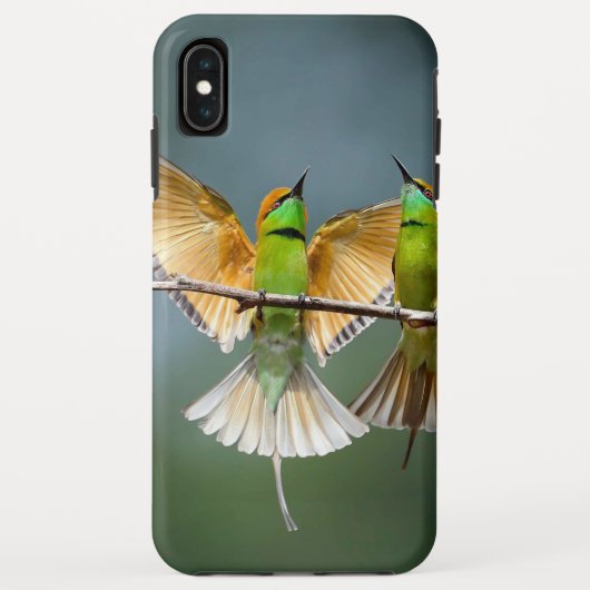 Grüne Vögel Frolisch auf dem Baumfoto Case-Mate iPhone Hülle (Rückseite)
