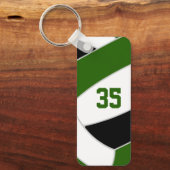 Grüne Volleyballmannschaftsgeschenke Schlüsselanhänger (Vorderseite)