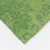 Grüne Vorlagenstruktur Fleecedecke (Ecke)
