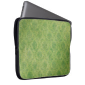 Grüne Vorlagenstruktur Laptopschutzhülle (Vorne Rechts)