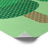 Grüne Wälder Bäume Thunder_Cove Poster (Ecke)