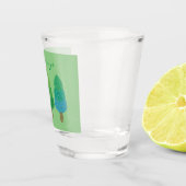 Grüne Wälder Bäume Thunder_Cove Schnapsglas (Rechts)