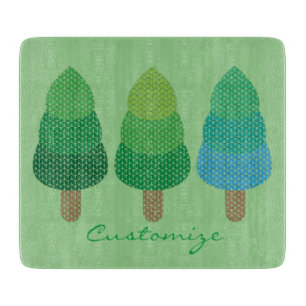 Grüne Wälder Bäume Thunder_Cove  Schneidebrett