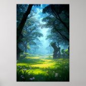 Grüne Wälder des Mysteriums Poster (Vorne)